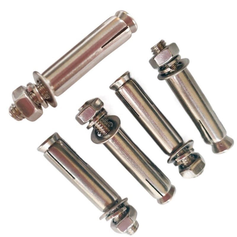 Ebonee Stainless Steel Expansion Bolts M8x60mm External Hex Expansion Bolt (5 Pack) - Image 1